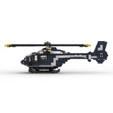 MOC - 173104 EC 135 gendarmerie Klemmbausteine - LesDiyLesDiy