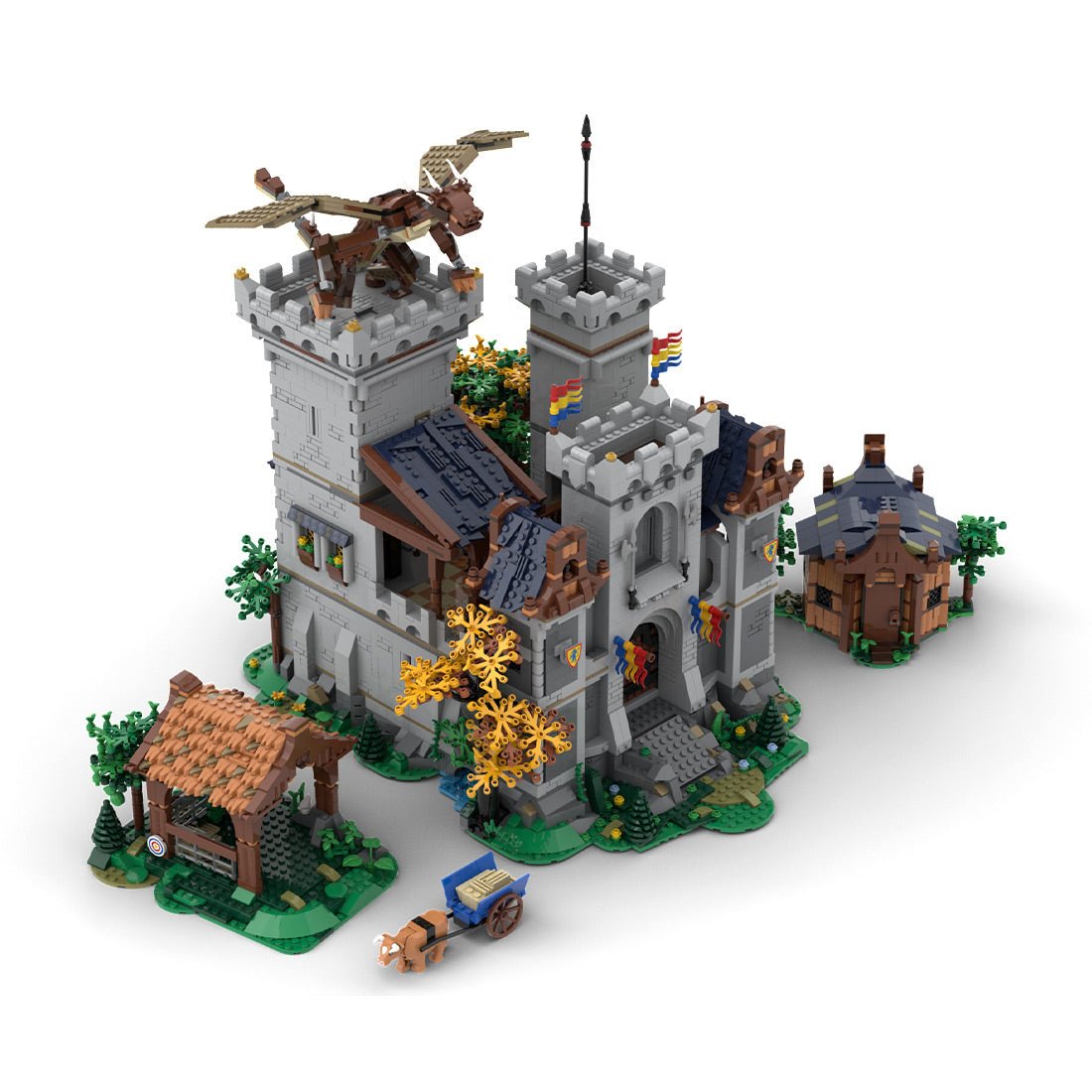 MOC - 173168 Medieval Castle Adventure Klemmbausteine - LesDiyLesDiy