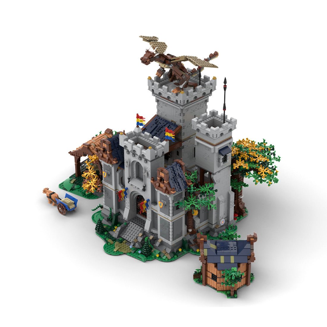 MOC - 173168 Medieval Castle Adventure Klemmbausteine - LesDiyLesDiy