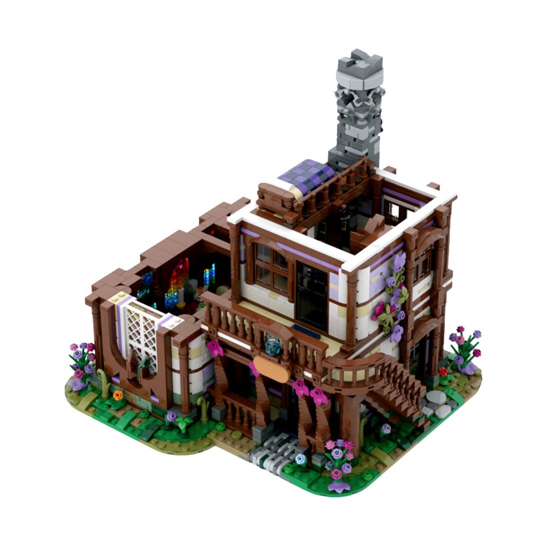 MOC - 173599 Grimro's potion House Klemmbausteine - LesDiy - Klemmbausteine