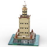 MOC - 174338 MStraßenszene am Leuchtturm von Alexandria Klemmbausteine - LesDiyLesDiy