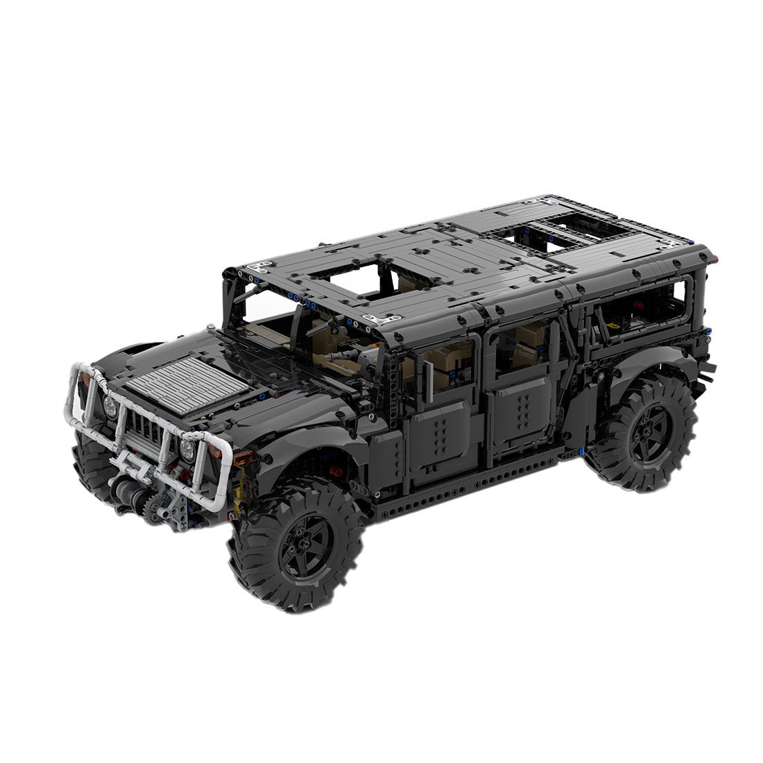 MOC - 174585 Hummer H1 Klemmbausteine - LesDiy - Klemmbausteine