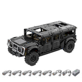 MOC - 174585 Hummer H1 Klemmbausteine - LesDiyLesDiy