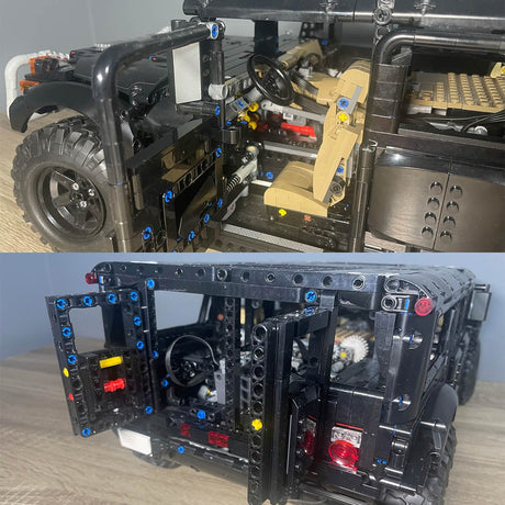 MOC - 174585 Hummer H1 Klemmbausteine - LesDiyLesDiy