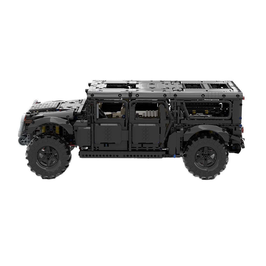 MOC - 174585 Hummer H1 Klemmbausteine - LesDiy - Klemmbausteine