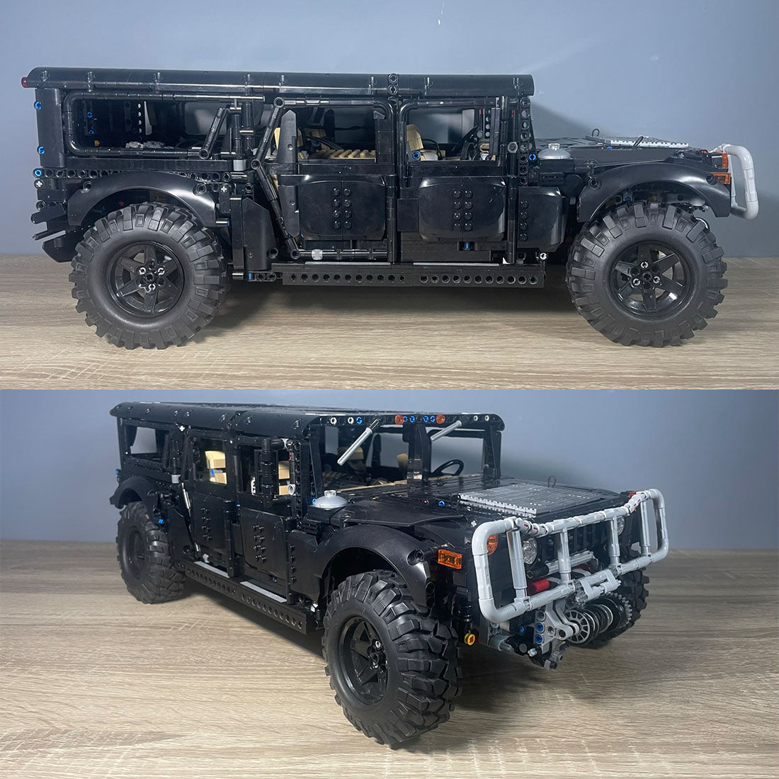 MOC - 174585 Hummer H1 Klemmbausteine - LesDiy - Klemmbausteine