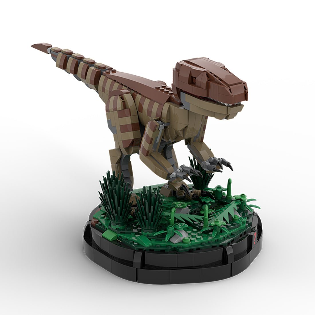 MOC - 175051 Velociraptor Statue Klemmbausteine - LesDiyLesDiy