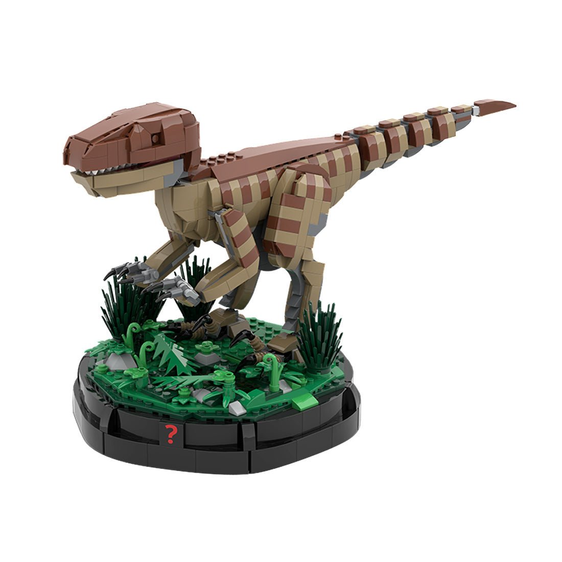 MOC - 175051 Velociraptor Statue Klemmbausteine - LesDiyLesDiy