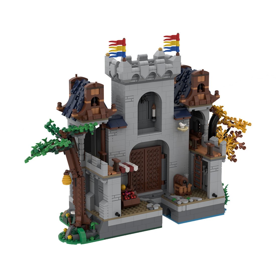 MOC - 175211 Medieval Castle Adventure - Castle Gate Klemmbausteine - LesDiyLesDiy