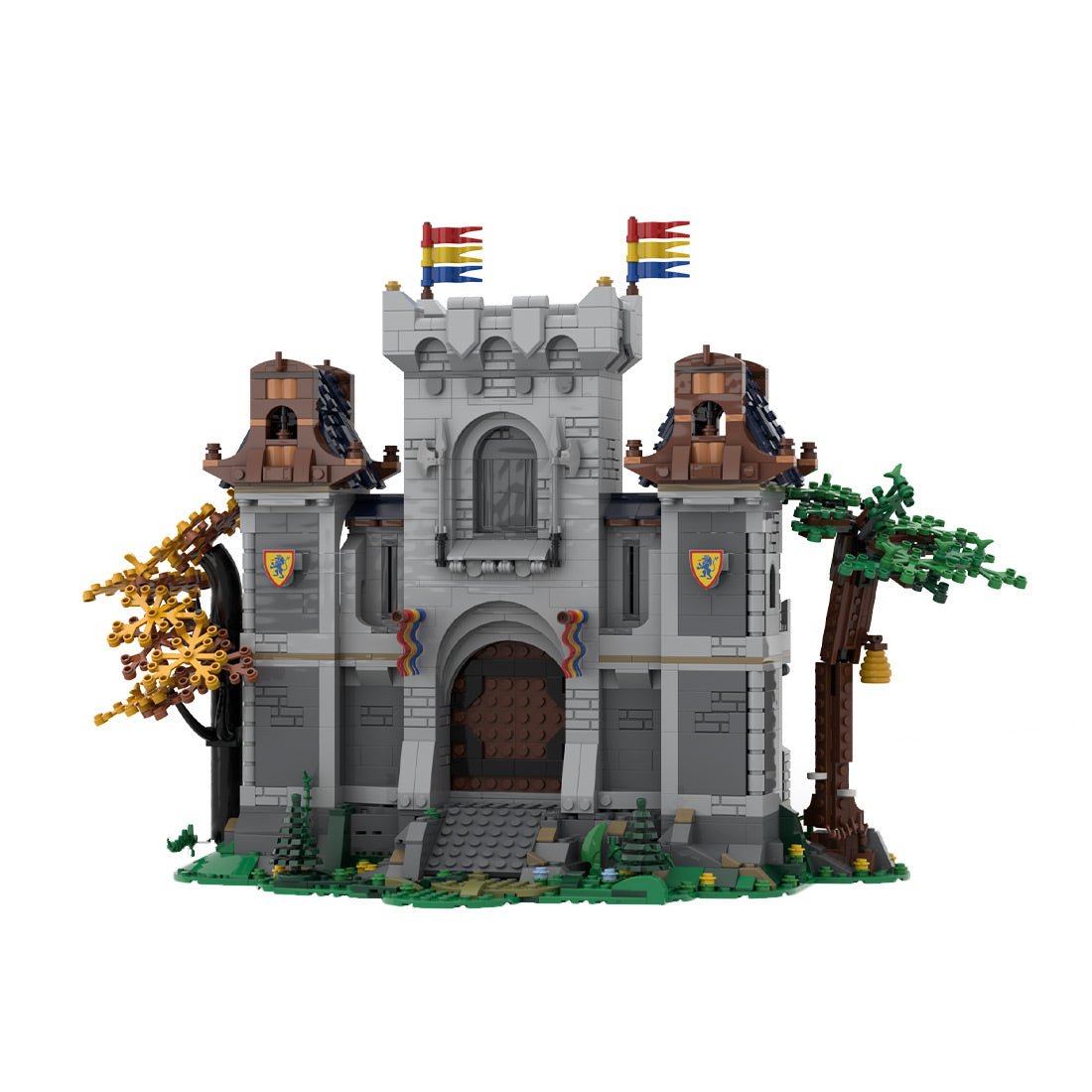 MOC - 175211 Medieval Castle Adventure - Castle Gate Klemmbausteine - LesDiyLesDiy