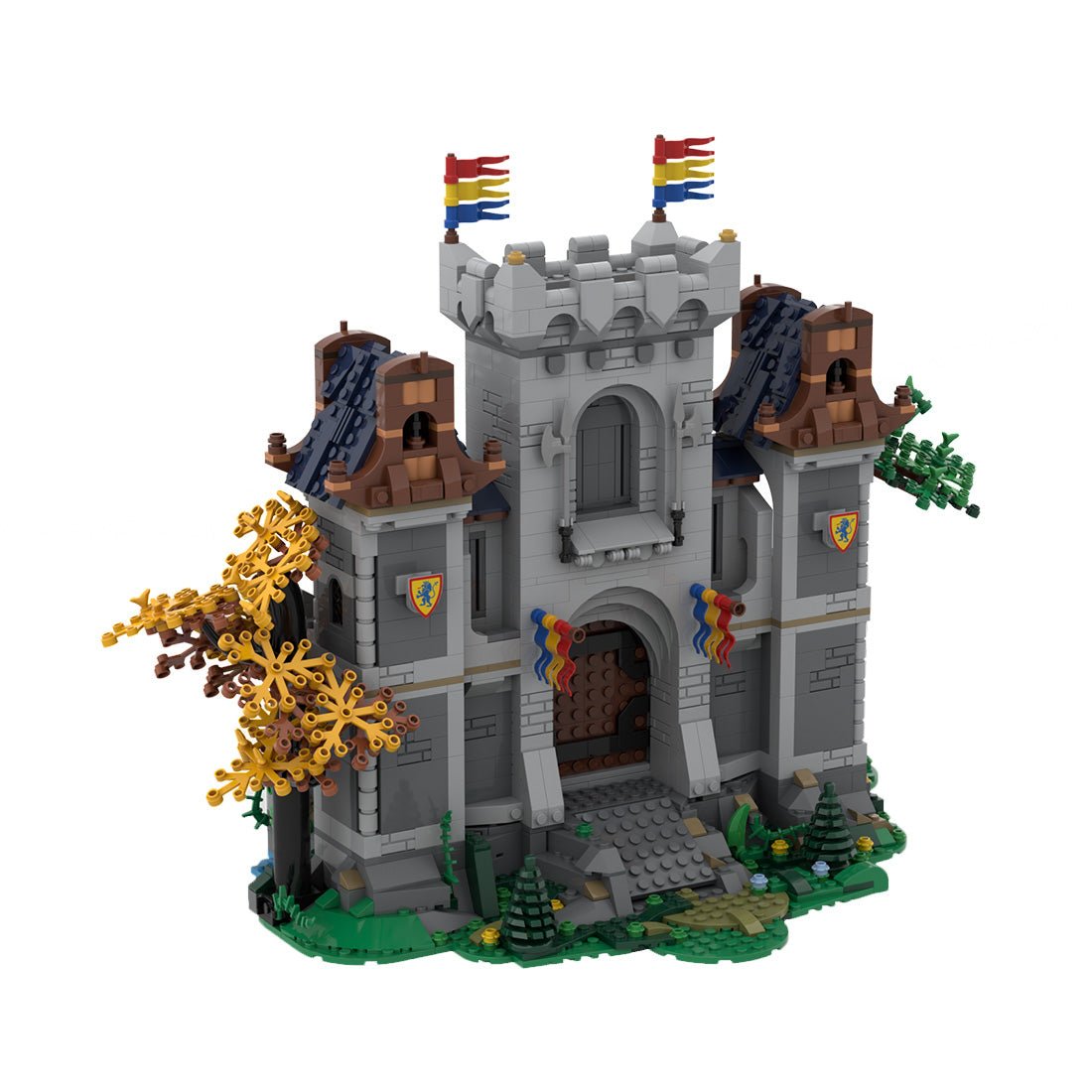 MOC - 175211 Medieval Castle Adventure - Castle Gate Klemmbausteine - LesDiyLesDiy