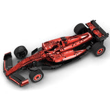 MOC - 175601 Electroplated Ferrari F1 SF - 24 Race Car Klemmbausteine - LesDiyLesDiy