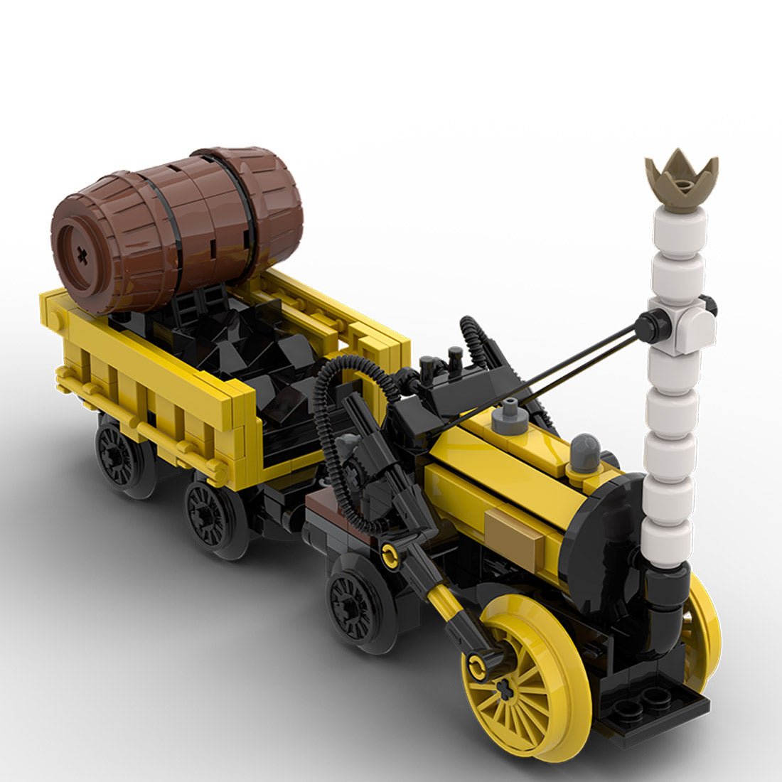 MOC - 175933 Stephenson's Rocket Klemmbausteine - LesDiyLesDiy