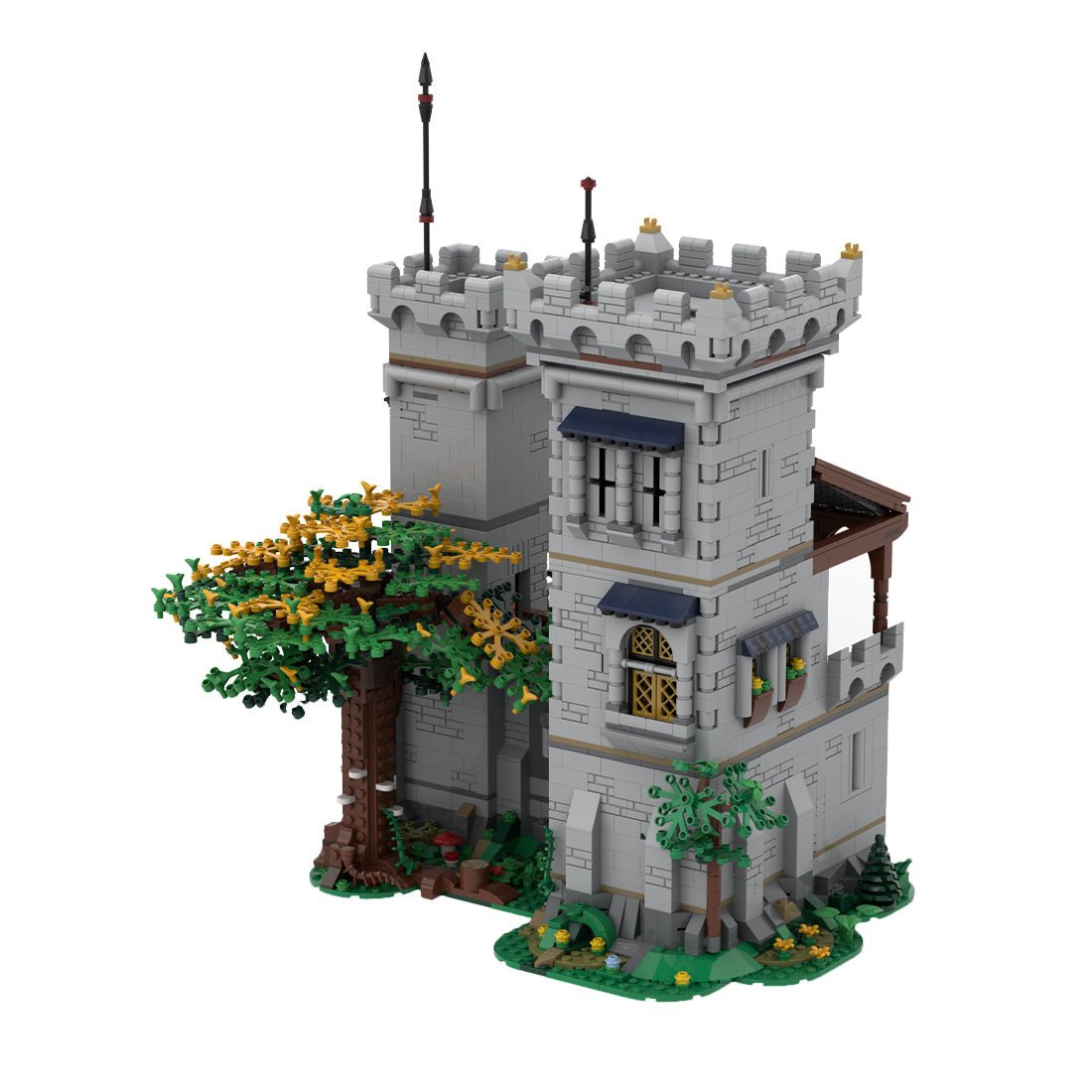 MOC - 175954 Medieval Castle Adventure - Castle Keep Klemmbausteine - LesDiyLesDiy