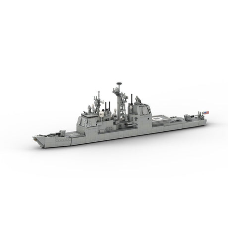 MOC - 175975 Ticonderoga Class Cruiser - 1:300 Scale Klemmbausteine - LesDiyLesDiy