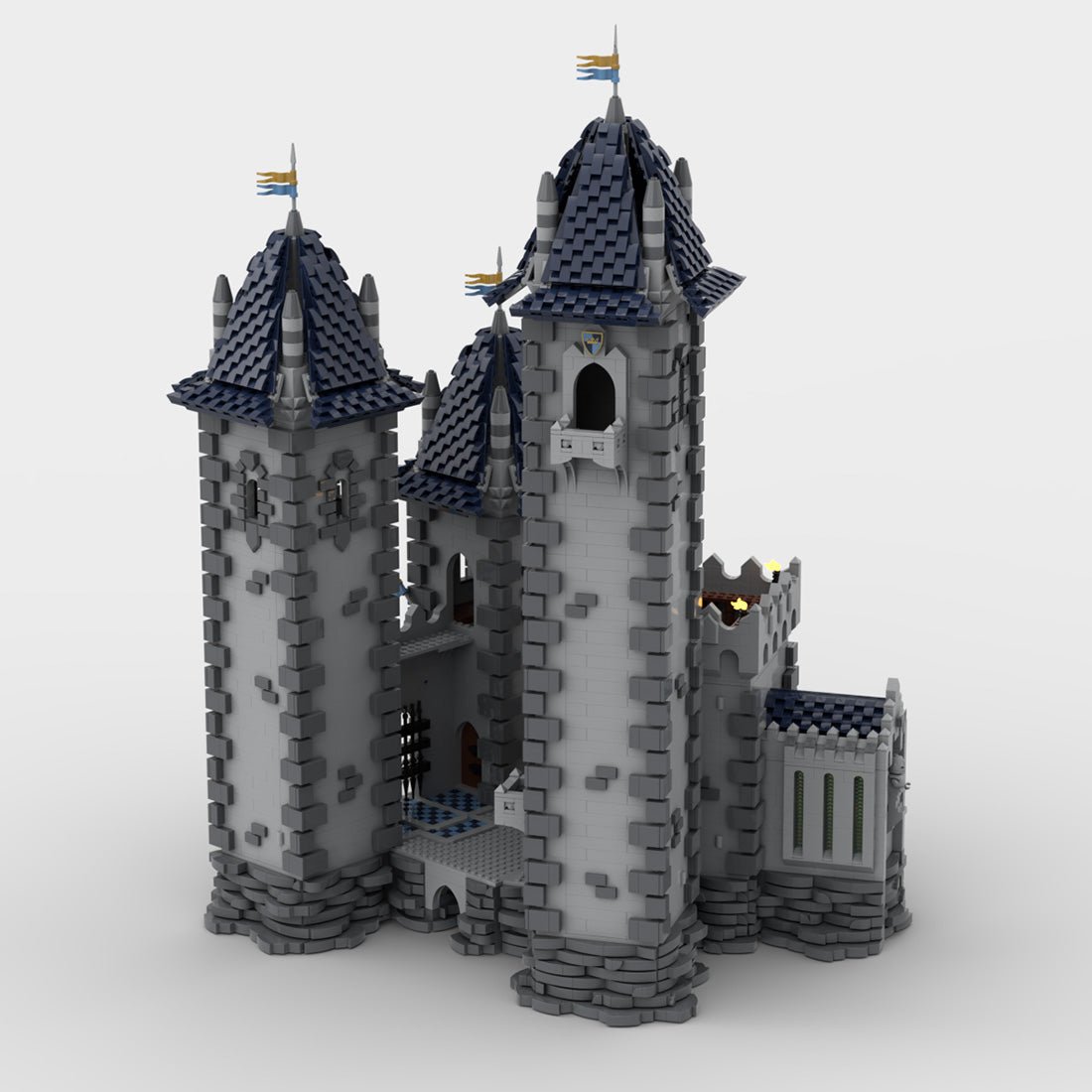 MOC - 176290 Castle de Trois Tours Klemmbausteine - LesDiyLesDiy