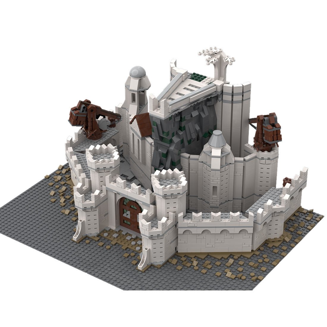 MOC - 176538 LOTR - The White City Klemmbausteine - LesDiyLesDiy