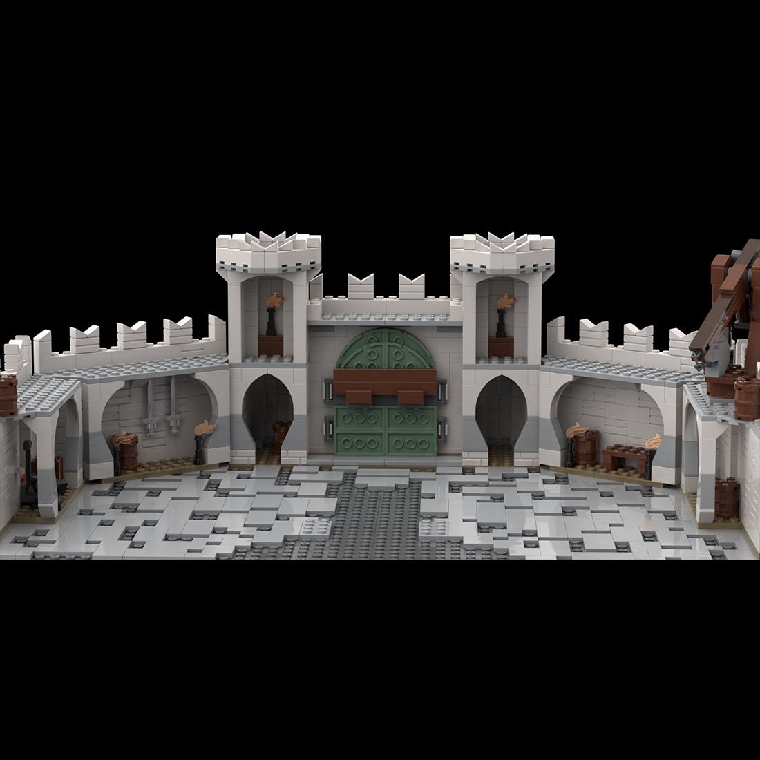 MOC - 176538 LOTR - The White City Klemmbausteine - LesDiyLesDiy