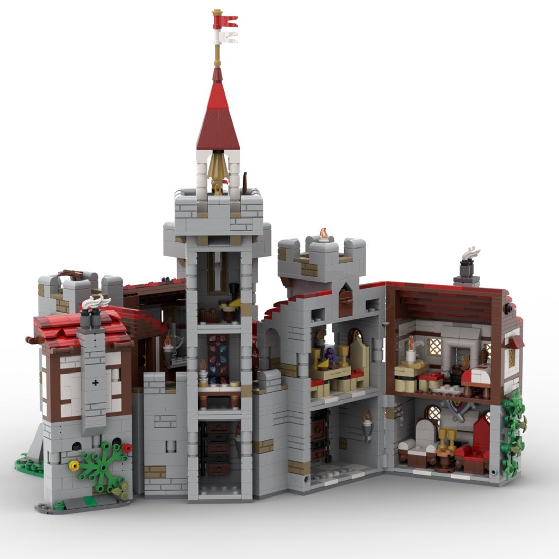 MOC - 176629 River Castle, Royal Knights Klemmbausteine - LesDiyLesDiy