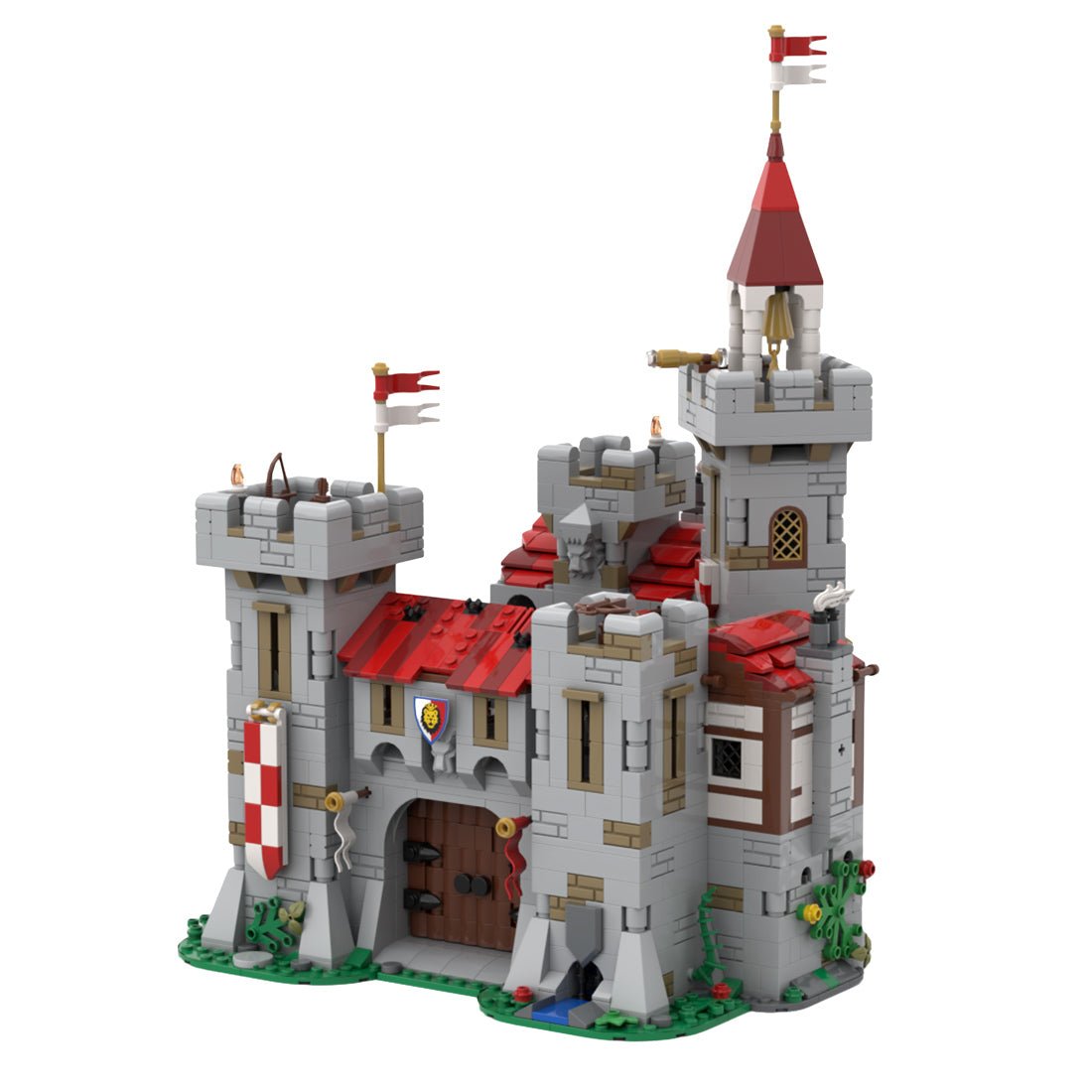 MOC - 176629 River Castle, Royal Knights Klemmbausteine - LesDiyLesDiy