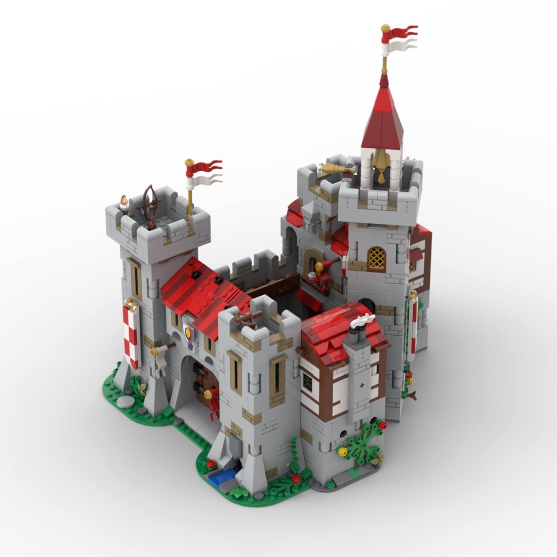 MOC - 176629 River Castle, Royal Knights Klemmbausteine - LesDiyLesDiy