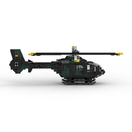 MOC - 176643 Eurocopter EC135 T1 / H135 Bundeswehr Klemmbausteine - LesDiyLesDiy