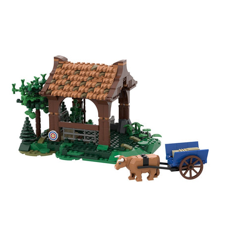 MOC - 176732 Medieval Castle Adventure - Dragon, Stables and Wizard's House Klemmbausteine - LesDiyLesDiy