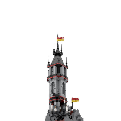 MOC - 176957 Fright Knights Volcanic Outpost Klemmbausteine - LesDiyLesDiy