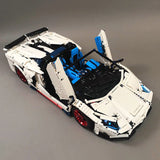 MOC - 17698 Lamborghini Aventador SVJ Roadster Klemmbausteine - LesDiyLesDiy