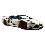 MOC - 17698 Lamborghini Aventador SVJ Roadster Klemmbausteine - LesDiyLesDiy