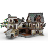 MOC - 177601 Mittelalterliche Taverne Klemmbausteine - LesDiyLesDiy