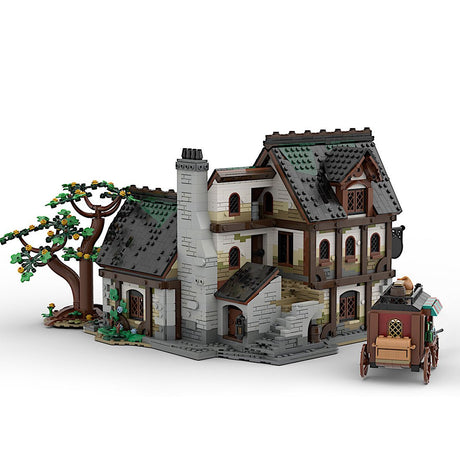 MOC - 177601 Mittelalterliche Taverne Klemmbausteine - LesDiyLesDiy