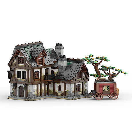 MOC - 177601 Mittelalterliche Taverne Klemmbausteine - LesDiyLesDiy