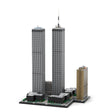 MOC - 177998 World Trade Center Complex im Maßstab 1:800 Klemmbausteine - LesDiyLesDiy