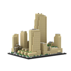 MOC - 178781 Rockefeller Center 1:800 Scale Klemmbausteine - LesDiyLesDiy