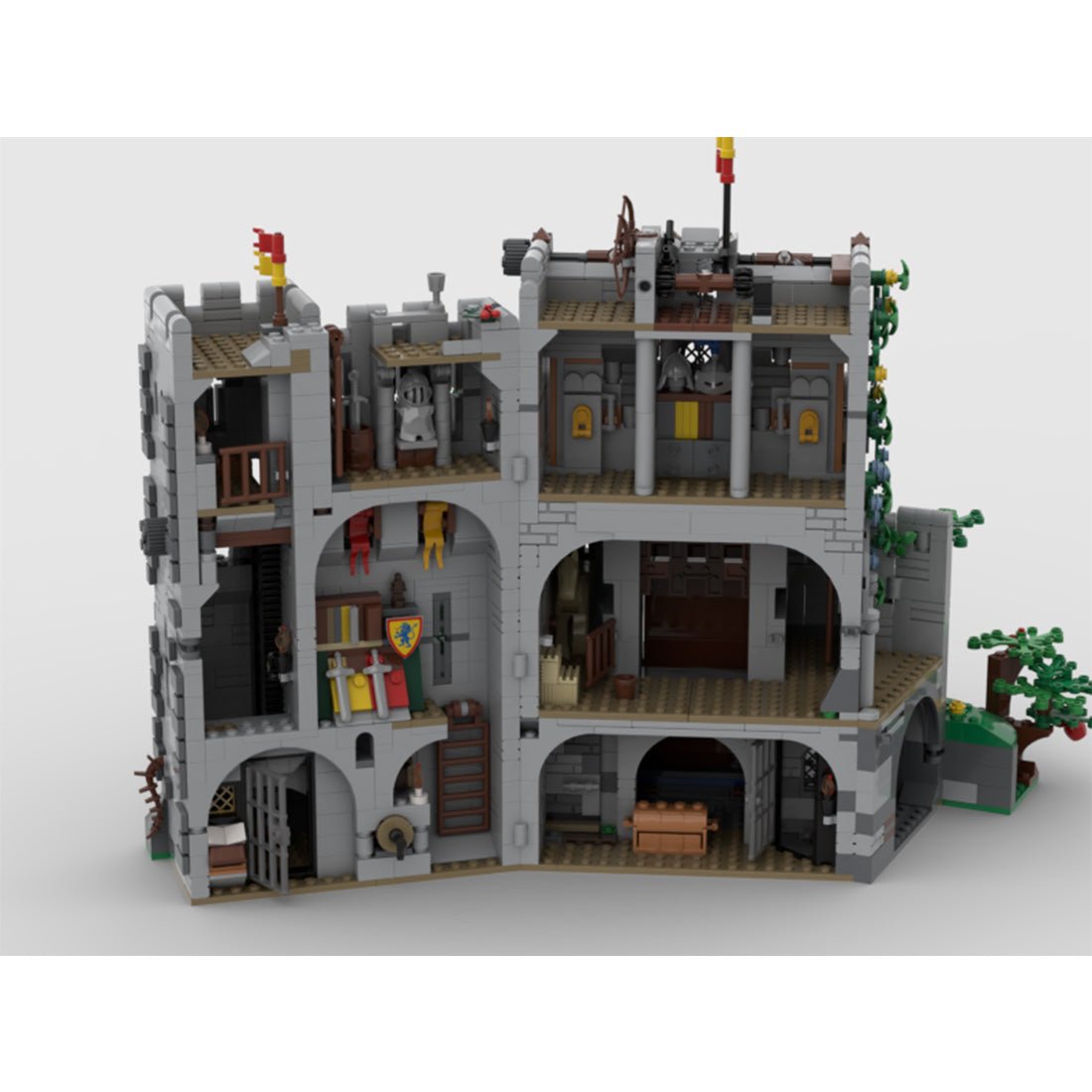 MOC - 178821 Lion castle moc Klemmbausteine - LesDiyLesDiy