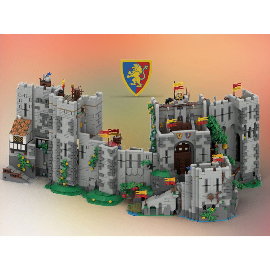 MOC - 178821 Lion castle moc Klemmbausteine - LesDiyLesDiy