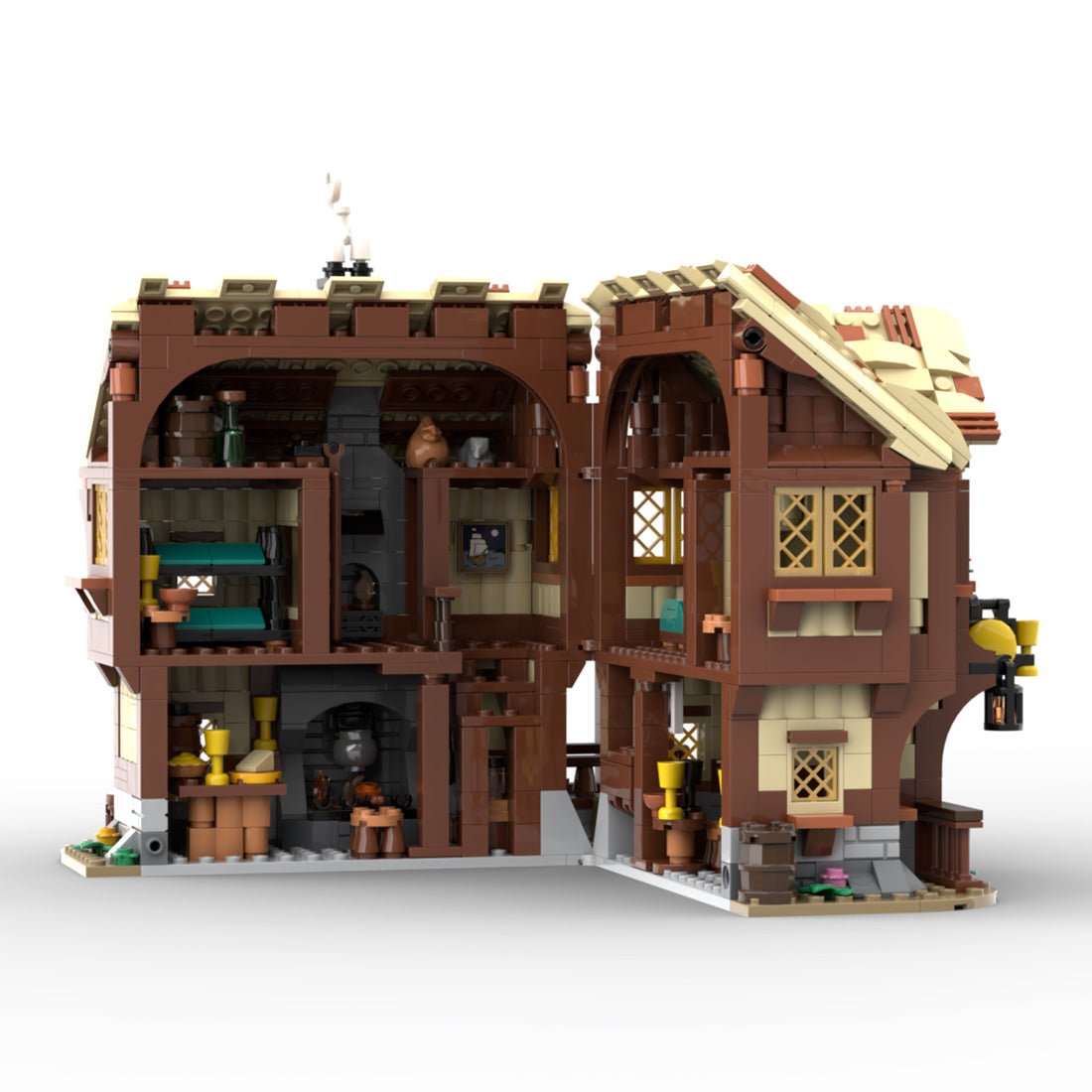 MOC - 179403 Tavern - Medieval Village Klemmbausteine - LesDiyLesDiy