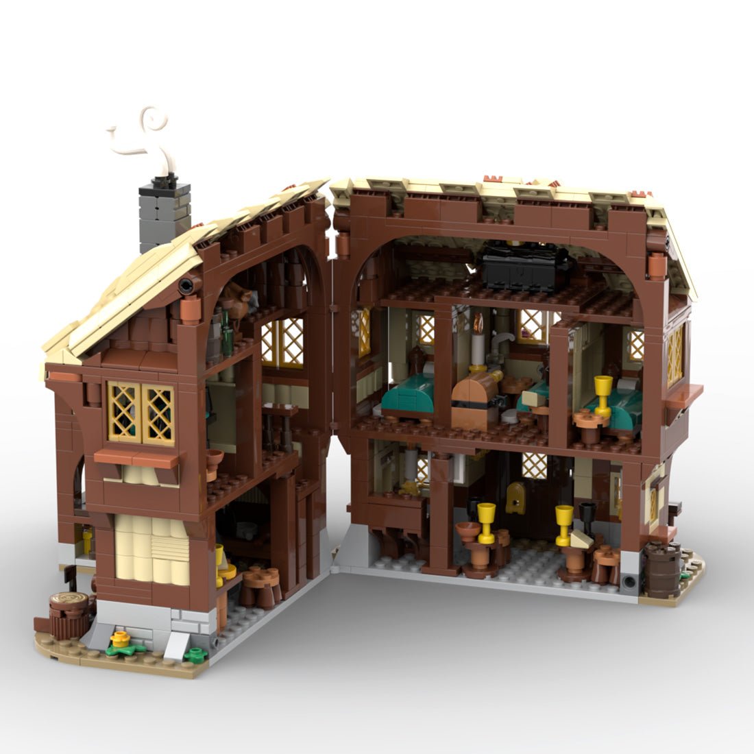 MOC - 179403 Tavern - Medieval Village Klemmbausteine - LesDiyLesDiy