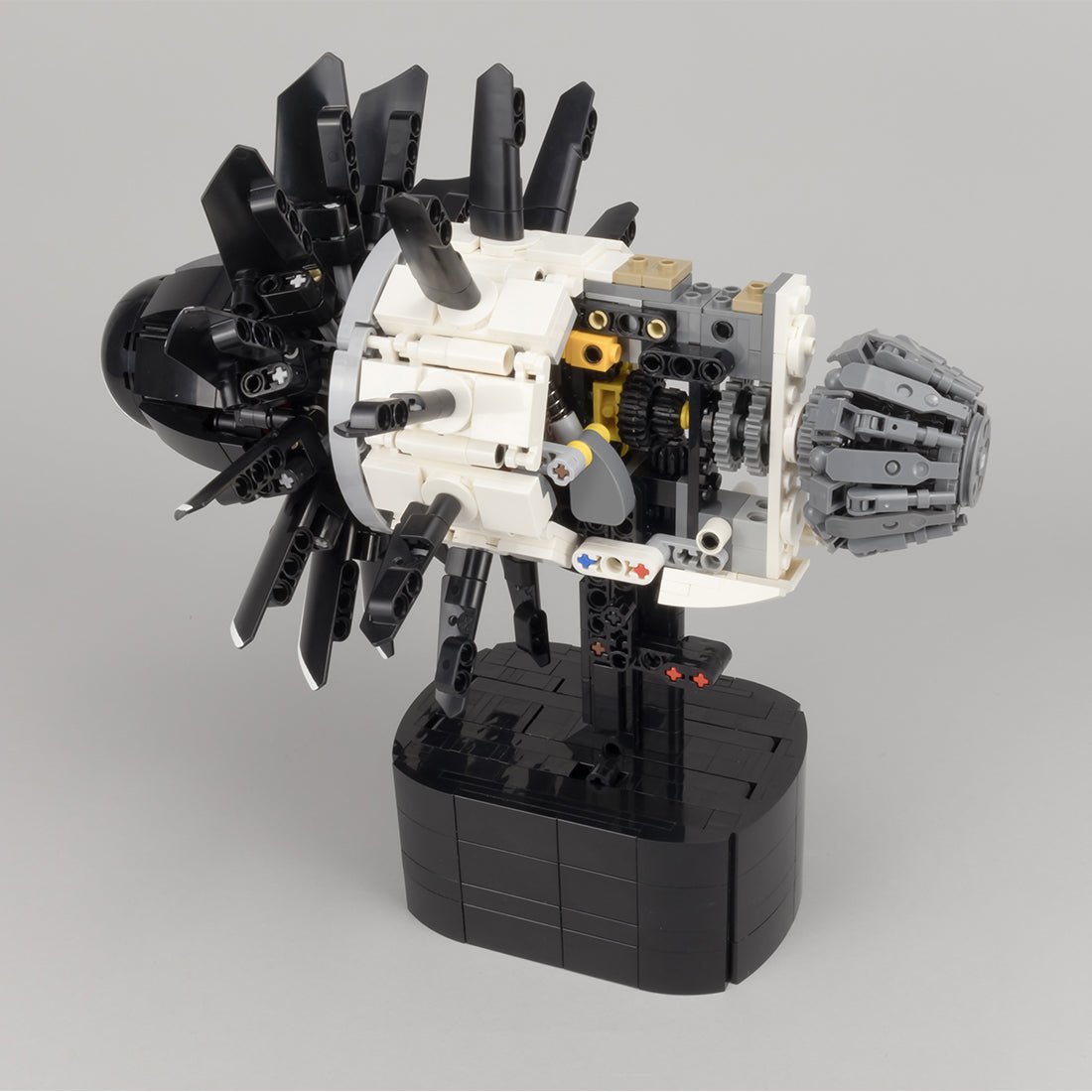 MOC - 180038 CFM RISE engine Klemmbausteine - LesDiy - Klemmbausteine