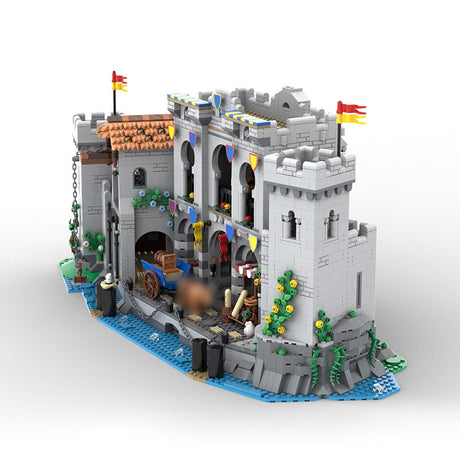 MOC - 180113 Fortified Port - 10305 Lion Knights' Castle Alternative Build Klemmbausteine - LesDiyLesDiy