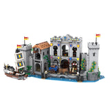 MOC - 180113 Fortified Port - 10305 Lion Knights' Castle Alternative Build Klemmbausteine - LesDiyLesDiy