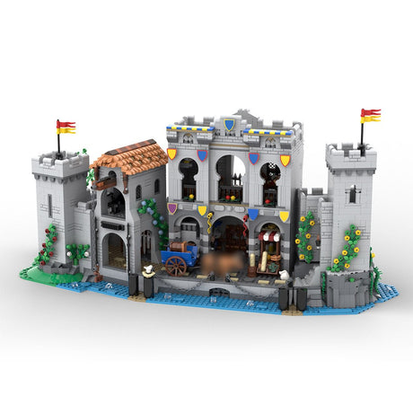 MOC - 180113 Fortified Port - 10305 Lion Knights' Castle Alternative Build Klemmbausteine - LesDiyLesDiy