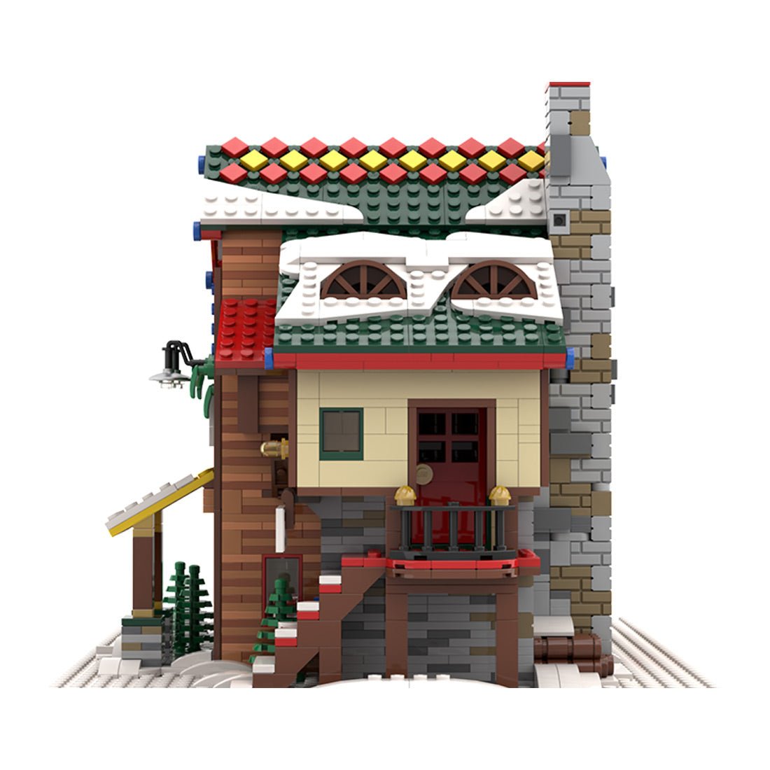 MOC - 181276 Winter Village - Building Creation Klemmbausteine - LesDiyLesDiy