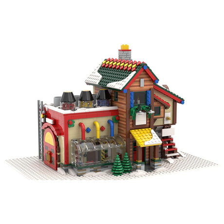 MOC - 181276 Winter Village - Building Creation Klemmbausteine - LesDiyLesDiy