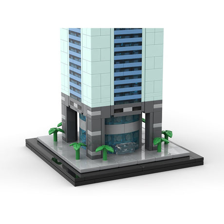 MOC - 181665 CITIC Plaza 1:800 Scale Klemmbausteine - LesDiyLesDiy