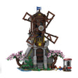 MOC - 182124 Medieval Forest Windmill Klemmbausteine - LesDiyLesDiy