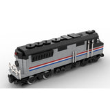 MOC - 182467 Amtrak diesel locomotive with PF control Klemmbausteine - LesDiyLesDiy