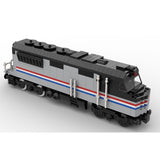 MOC - 182467 Amtrak diesel locomotive with PF control Klemmbausteine - LesDiyLesDiy