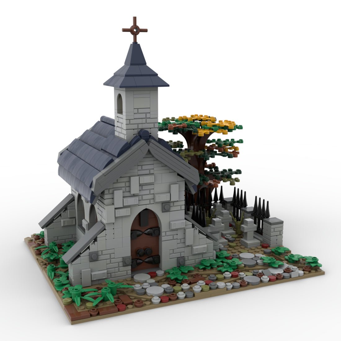 MOC - 182898 Medieval chapel Klemmbausteine - LesDiyLesDiy